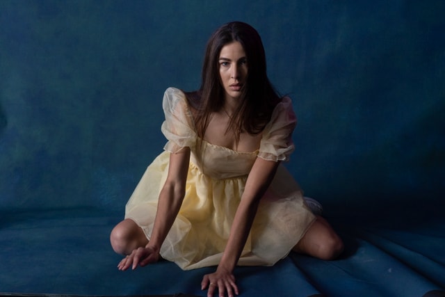 Portrait — yellow gown